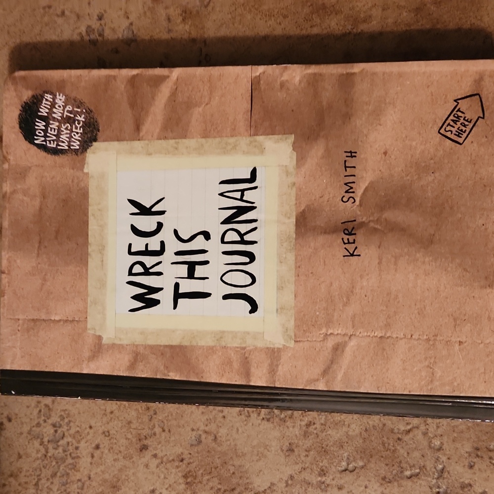 Wreck this journal activity book